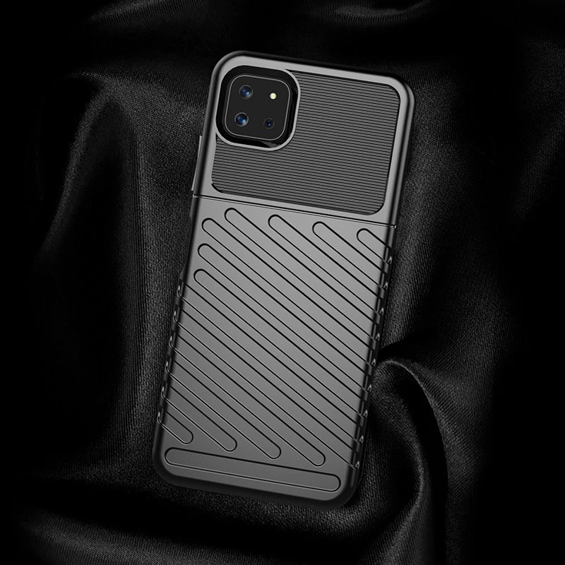 Mbështjellës Hurtel Thunder Case për Samsung Galaxy A22 5G, i zi