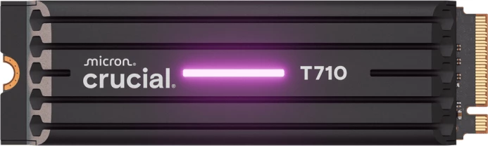 Disk SSD Crucial T710 CT2000T710SSD5 2TB M.2 2280 PCIe Gen5 NVMe me ftohje, e zezë