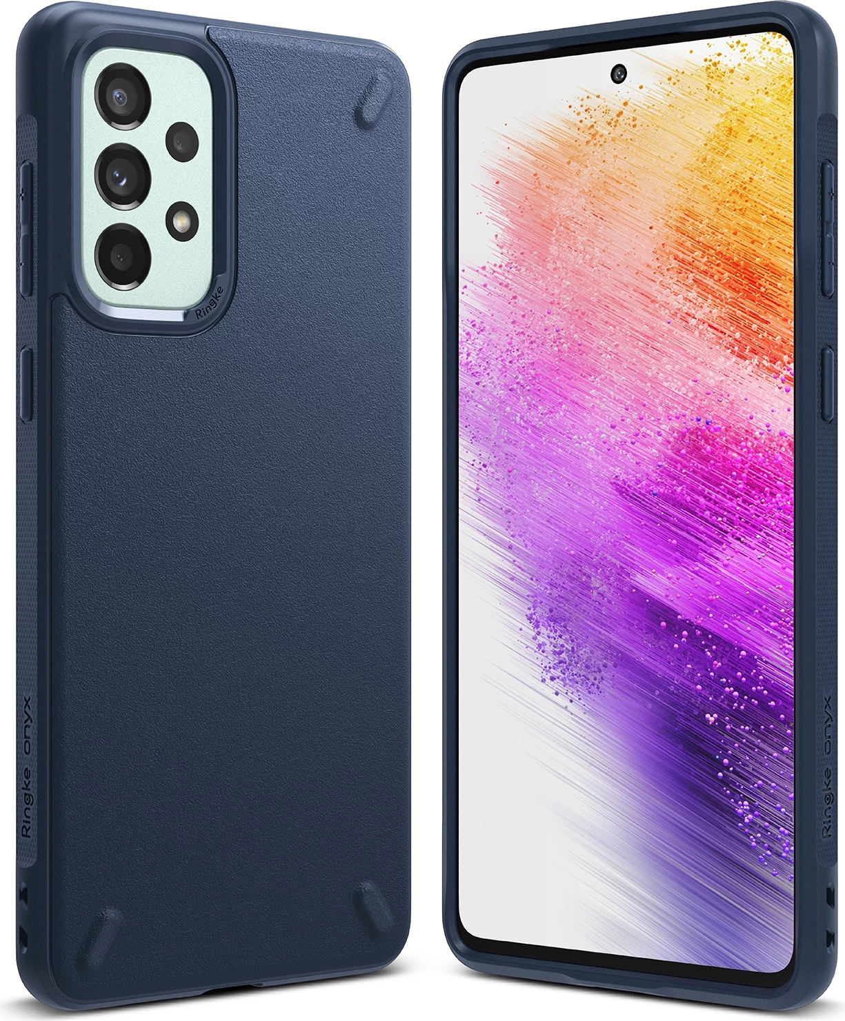 Mbështjellës Ringke Onyx për Samsung Galaxy A73, kaltër