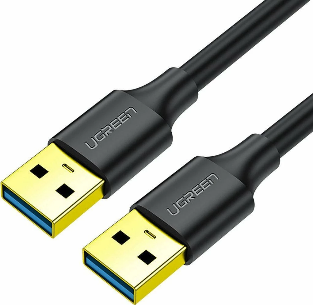 Kabllo USB-A në USB-A Ugreen 90576, 3 m, USB 3.2 Gen 1 (5 Gbps), e zezë