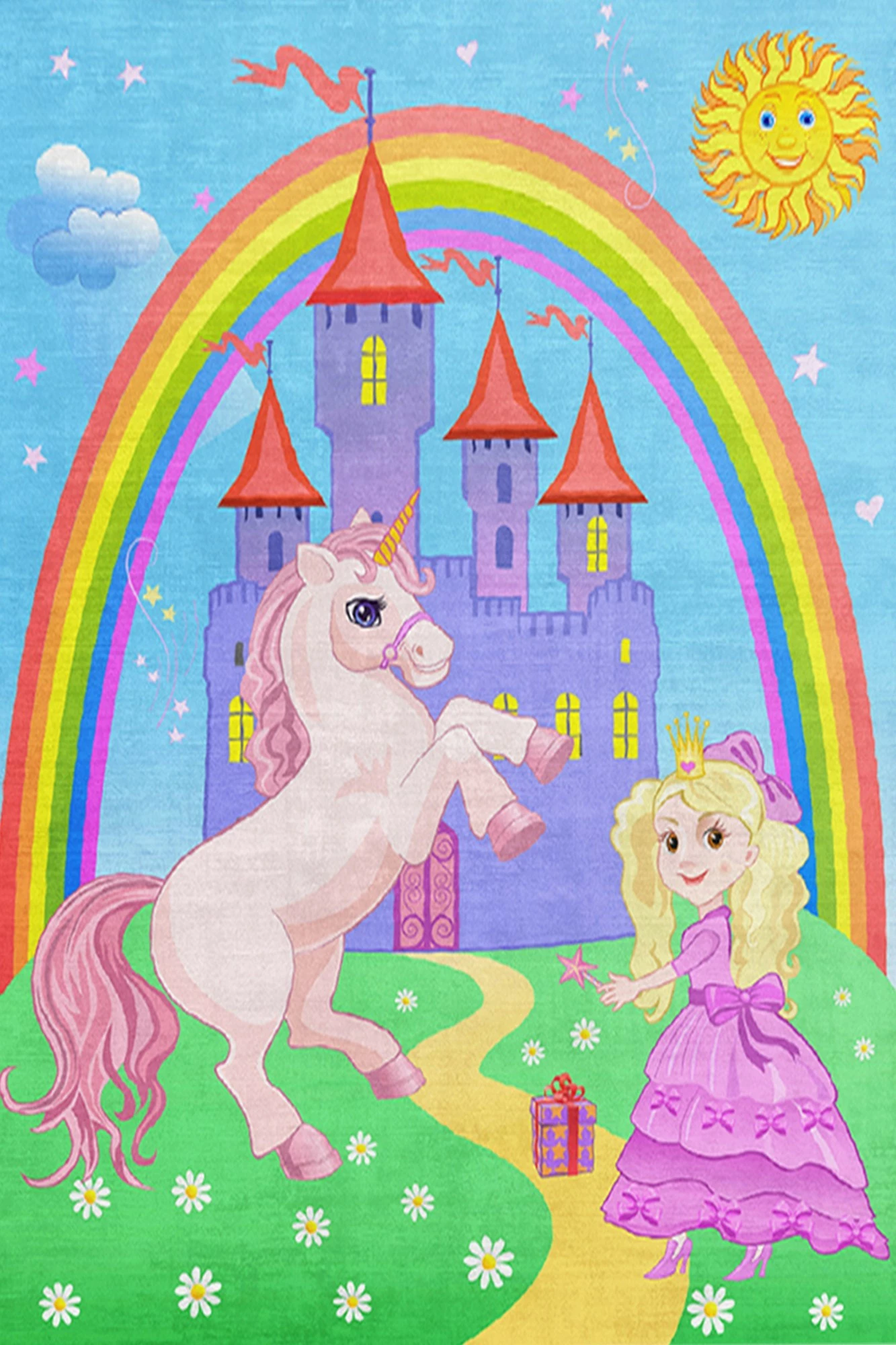 Qilim për fëmijë, shumëngjyrësh, 80x120cm, Conceptum Hypnose, KHMFESTO0022KEÇE