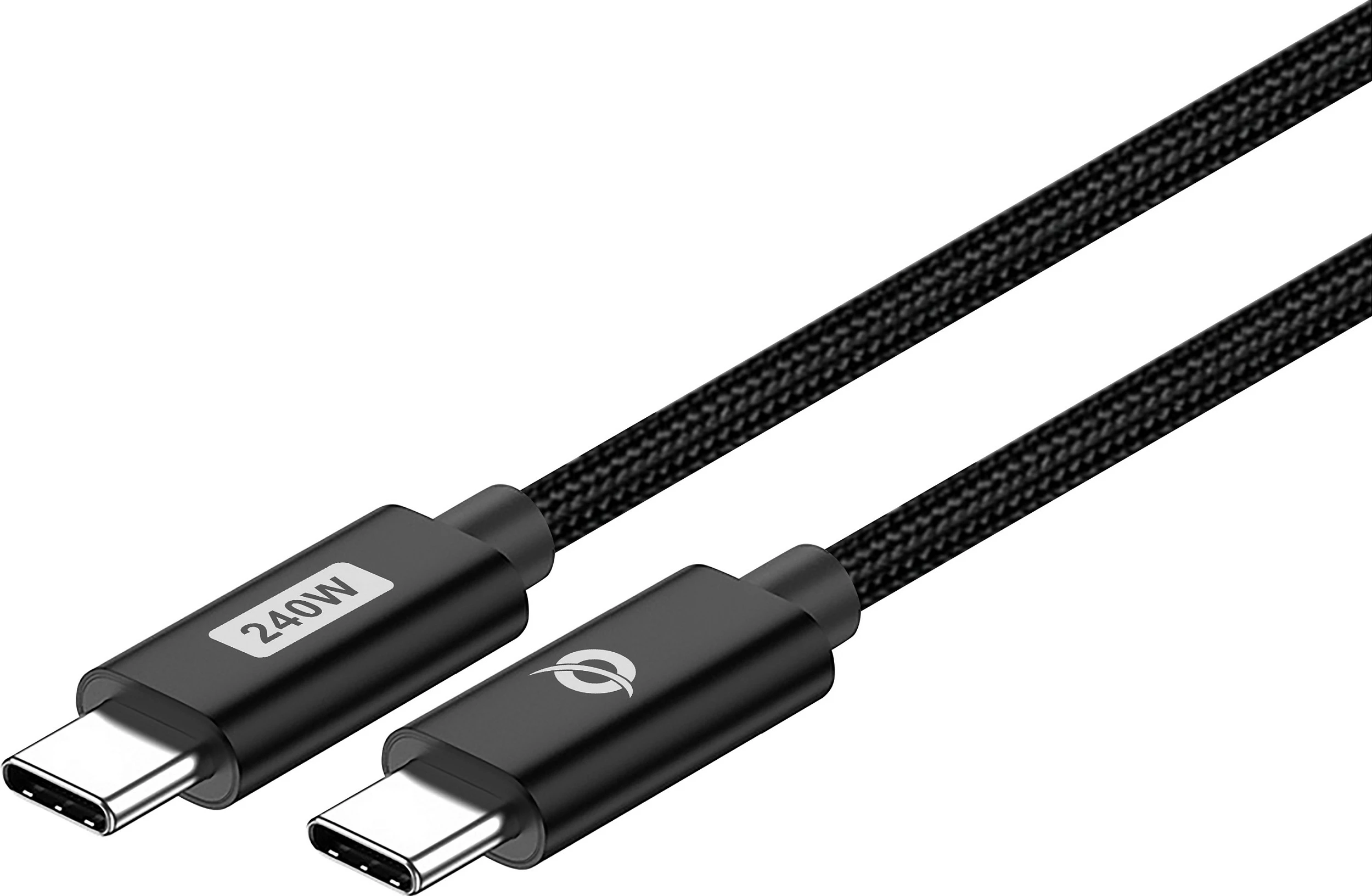 Kabllo USB-C Conceptronic ETTA03B12, PD 3.1 240W, 1.2m, e thurur, e zezë