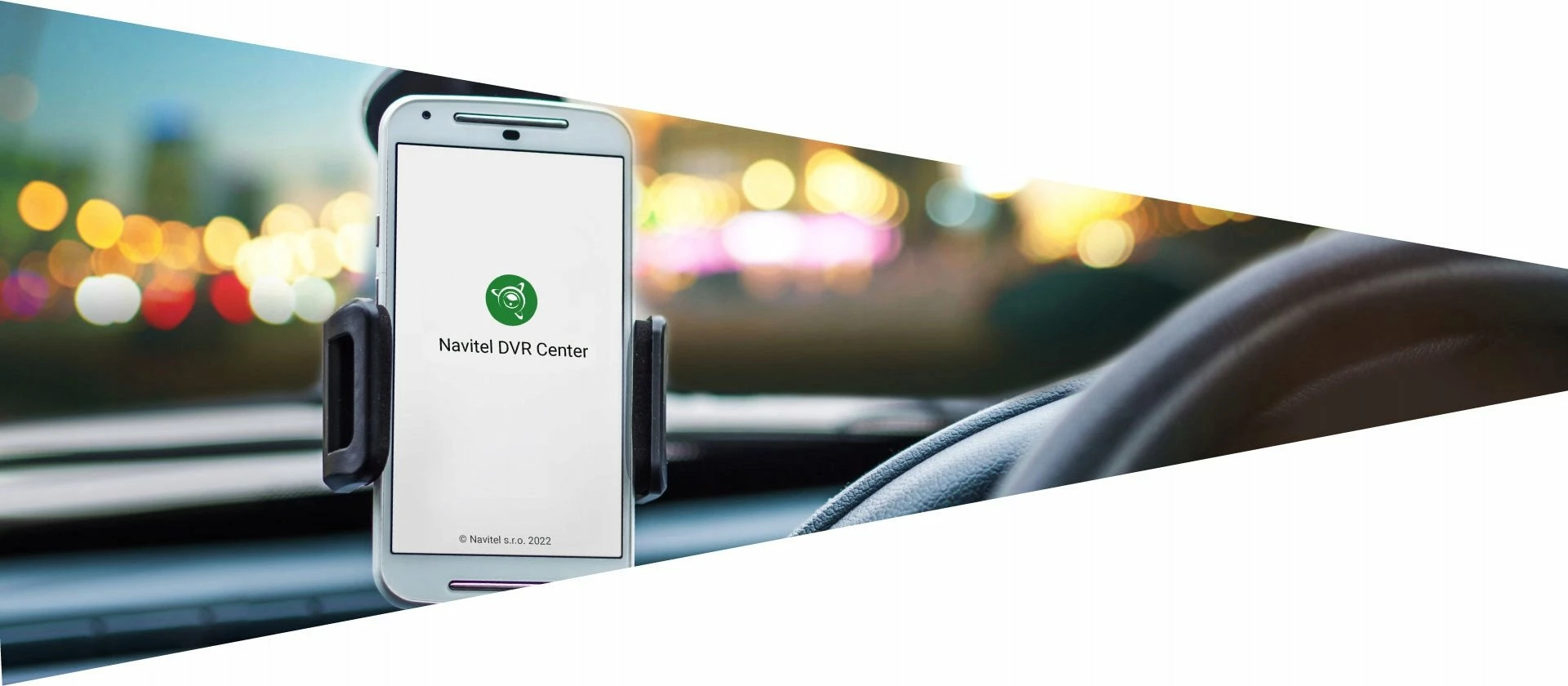 Kamerë regjistruese për veturë Navitel R87 GPS 2.7K, 150°, 3.7\", Wi‑Fi, microSD deri 256GB, e zezë/argjendtë