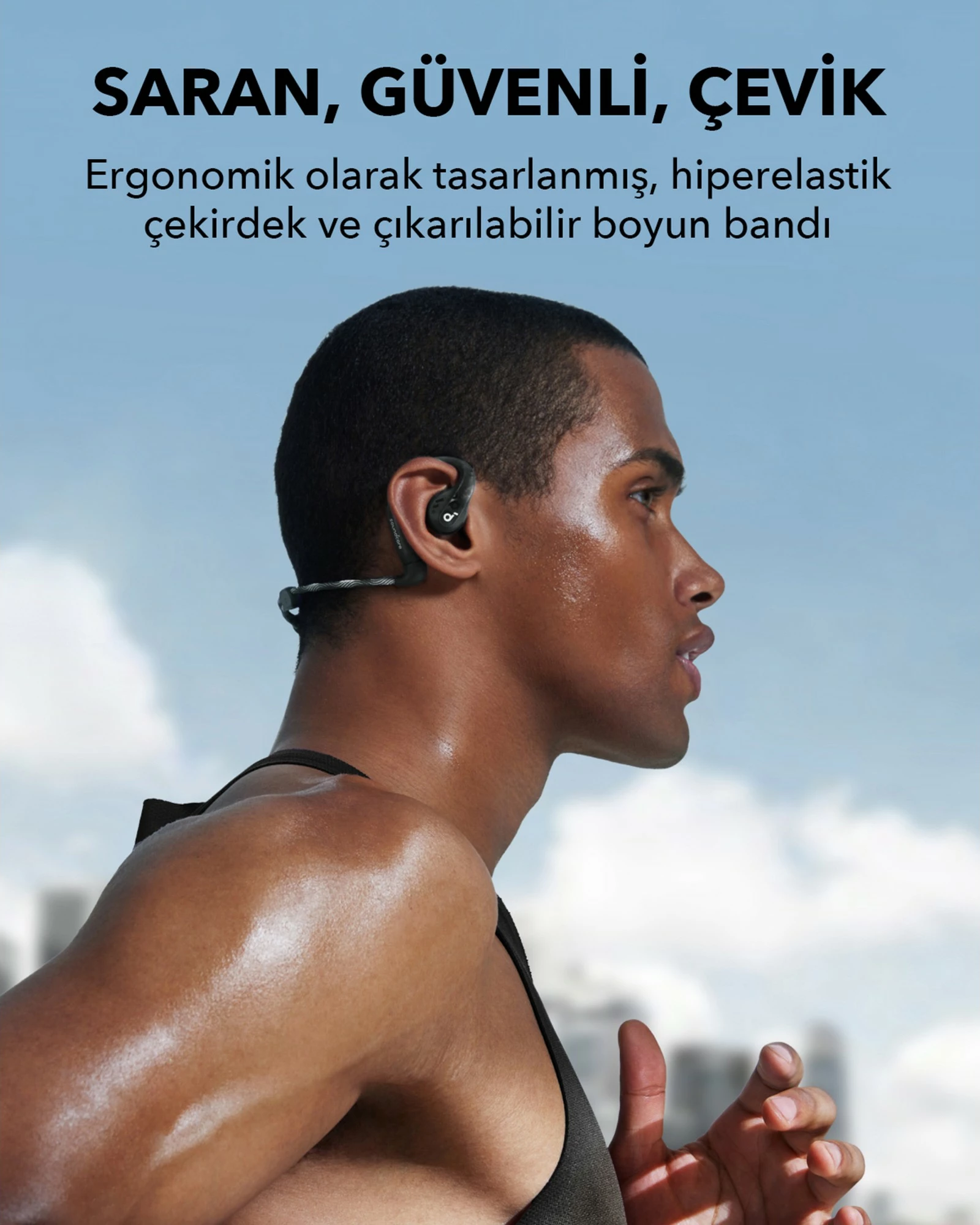 Kufje Anker Soundcore AeroFit Pro, Dynamic Black