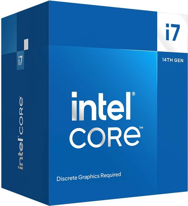 Procesor Intel Core i7-14700F, 20 bërthama, 28 fije, deri 5.4GHz, LGA1700, Box