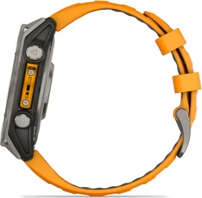 Smartwatch Garmin fenix 8, 47 mm, 32 GB, AMOLED, GPS, rrip portokalli