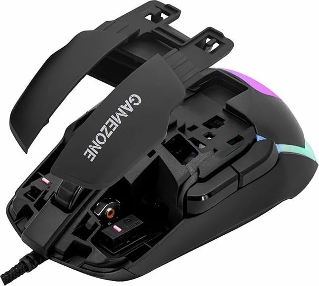 Maus Tracer Gamezone Master RGB 12000 DPI 8 butona 1.5 m kabllo, i zi