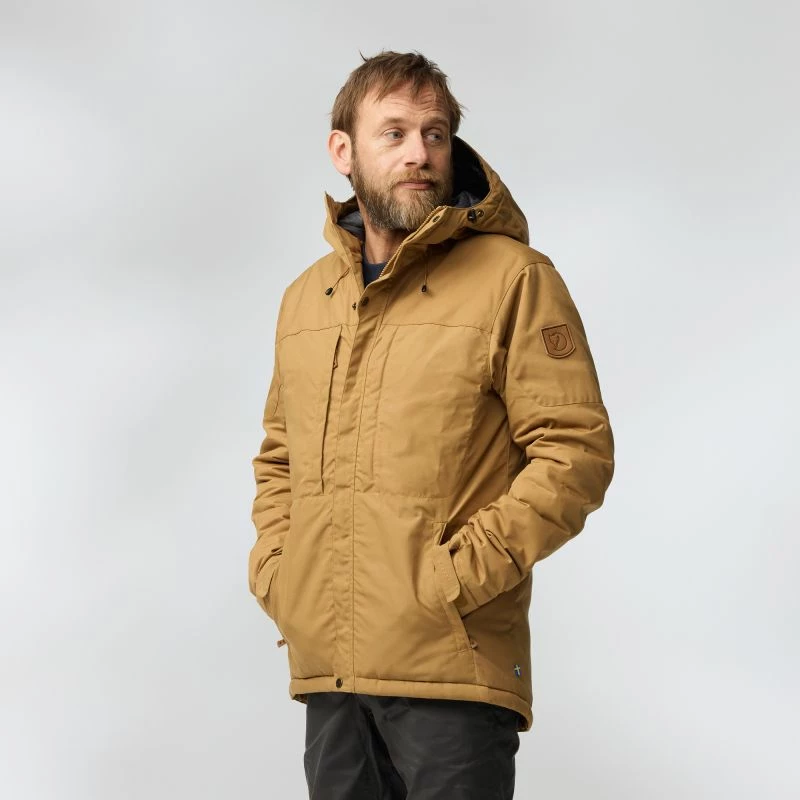 Jakne për meshkuj Fjällräven Skogsö Padded Jacket M, kafe