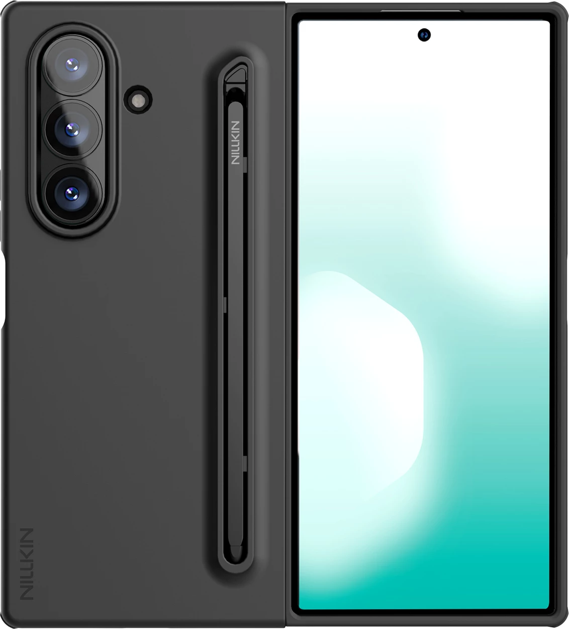 Mbështjellës Nillkin Flex Pure Fold për Samsung Galaxy Z Fold 7 me hapësirë për S Pen, i zi