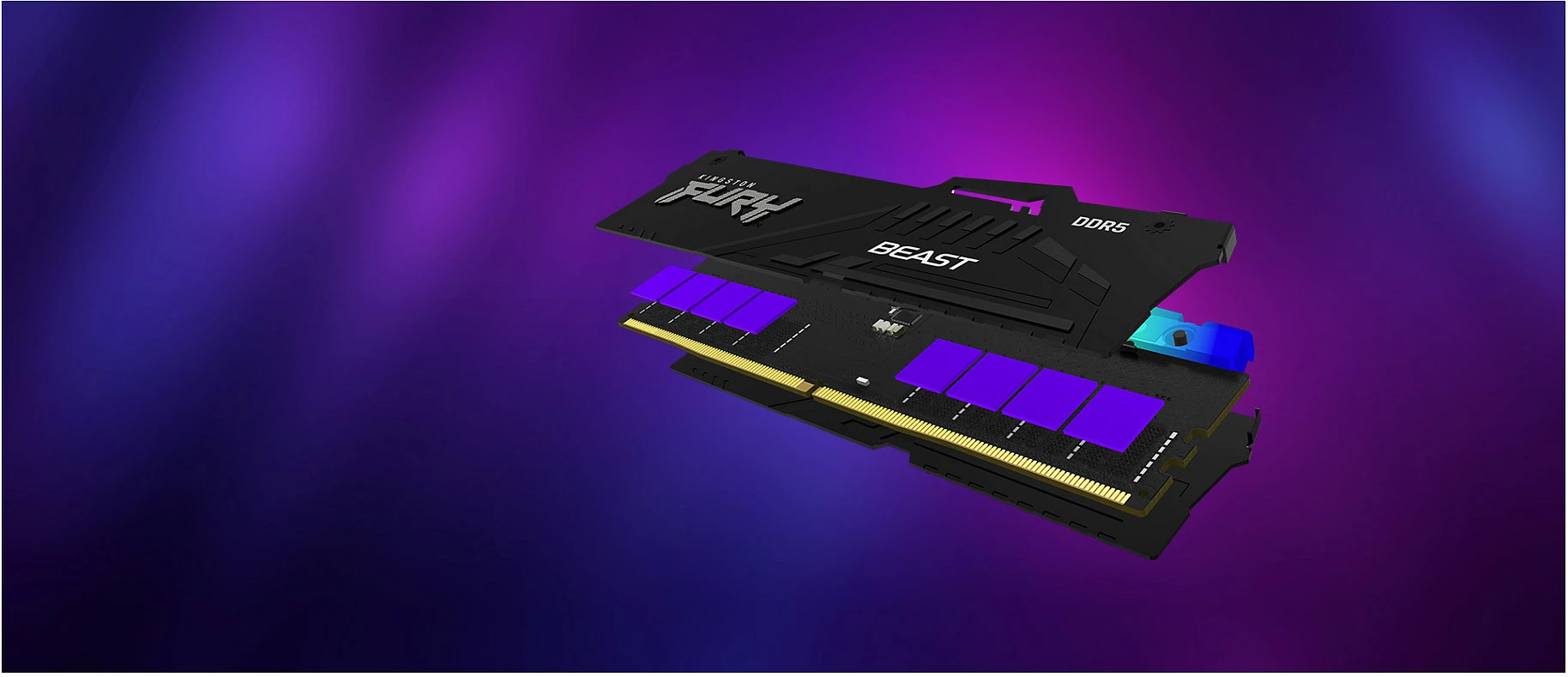 RAM Memorje Kingston FURY Beast 64GB 6000MT/s DDR5 RGB