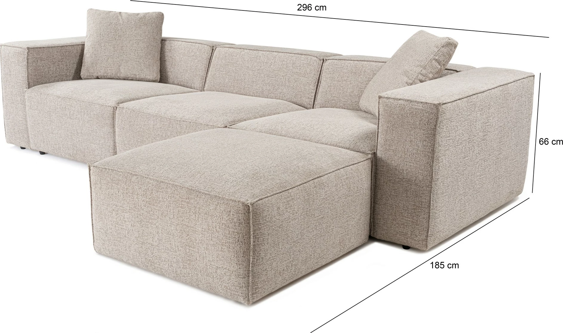 Këndare Lora me pouffe, ngjyrë moka