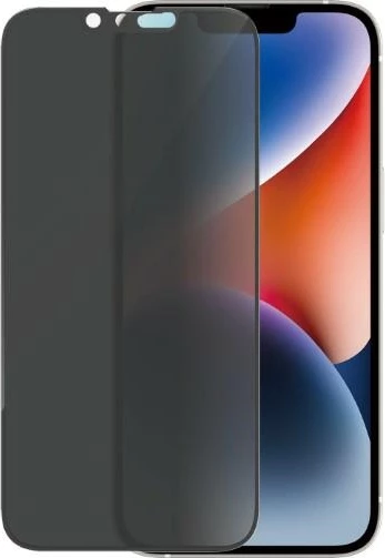 Mbrojtës ekrani PanzerGlass Ultra-Wide Fit Privacy për iPhone 14/13 Pro/13, xham i temperuar, Antibakterial