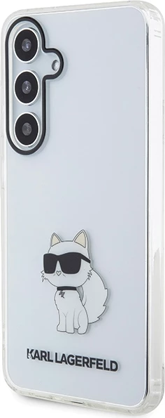 Mbështjellës Karl Lagerfeld KLHCS24MHNCHTCT për Samsung Galaxy S24+, transparent, IML Choupette