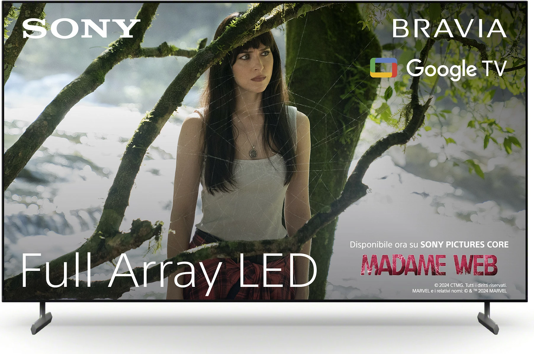Televizor Sony BRAVIA KD-65X85L 65" 4K HDR Full Array LED Google TV Wi‑Fi, e zezë, ECO Pack