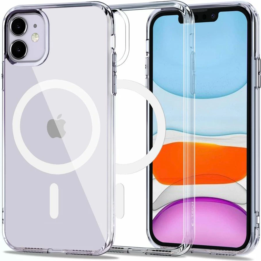 Mbështjellës Tech-Protect MagMat për iPhone 11, MagSafe, Transparent
