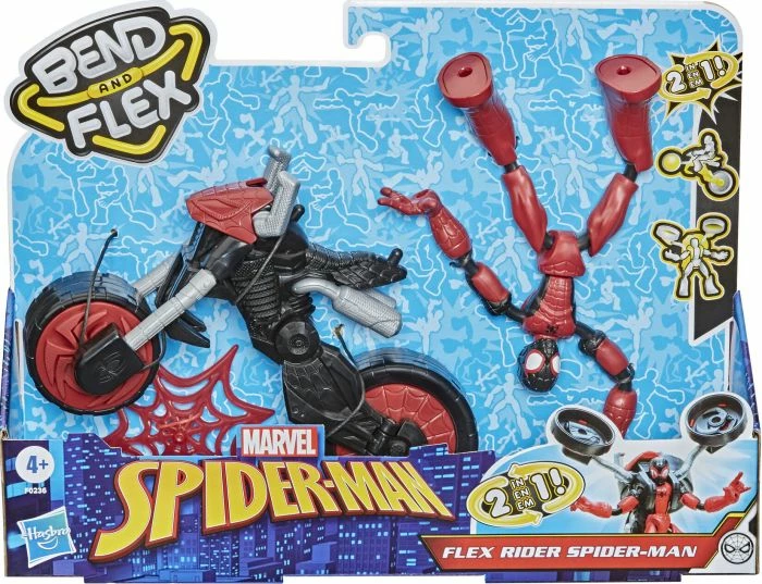Bend & Flex Marvel Figure - Flex Rider Spider-Man