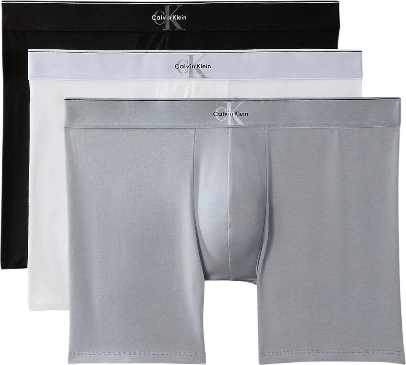 Të brendshme për meshkuj Calvin Klein Underwear LV00NB4473 3PK, të zeza-gri