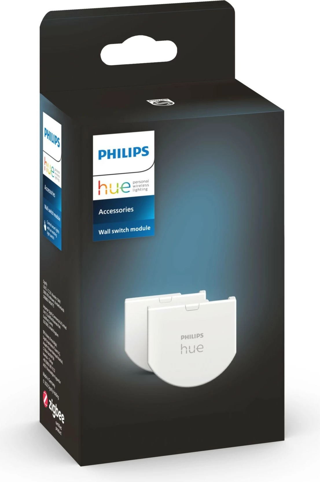 Modul ndërprerës muri Philips Hue, 2-pack, Wireless, Bardhë