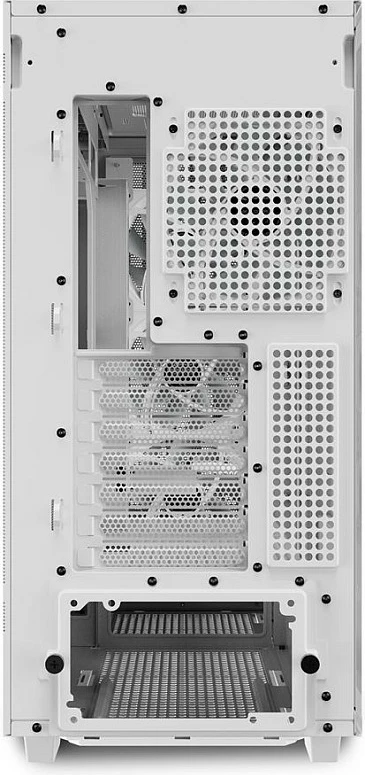 Kasë SHARKOON Rebel C70G RGB, Full Tower ATX, xham i temperuar, 3x120mm fan, White/Wood