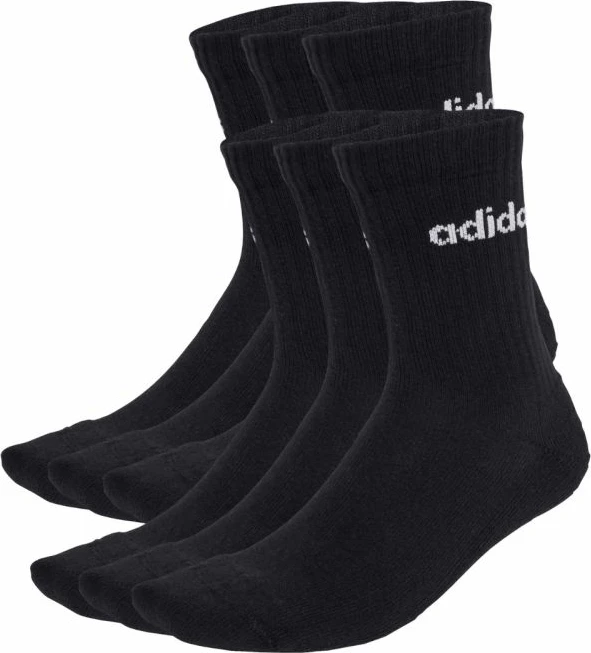Çorape crew adidas, të zeza [Madhësia: 37 - 39]