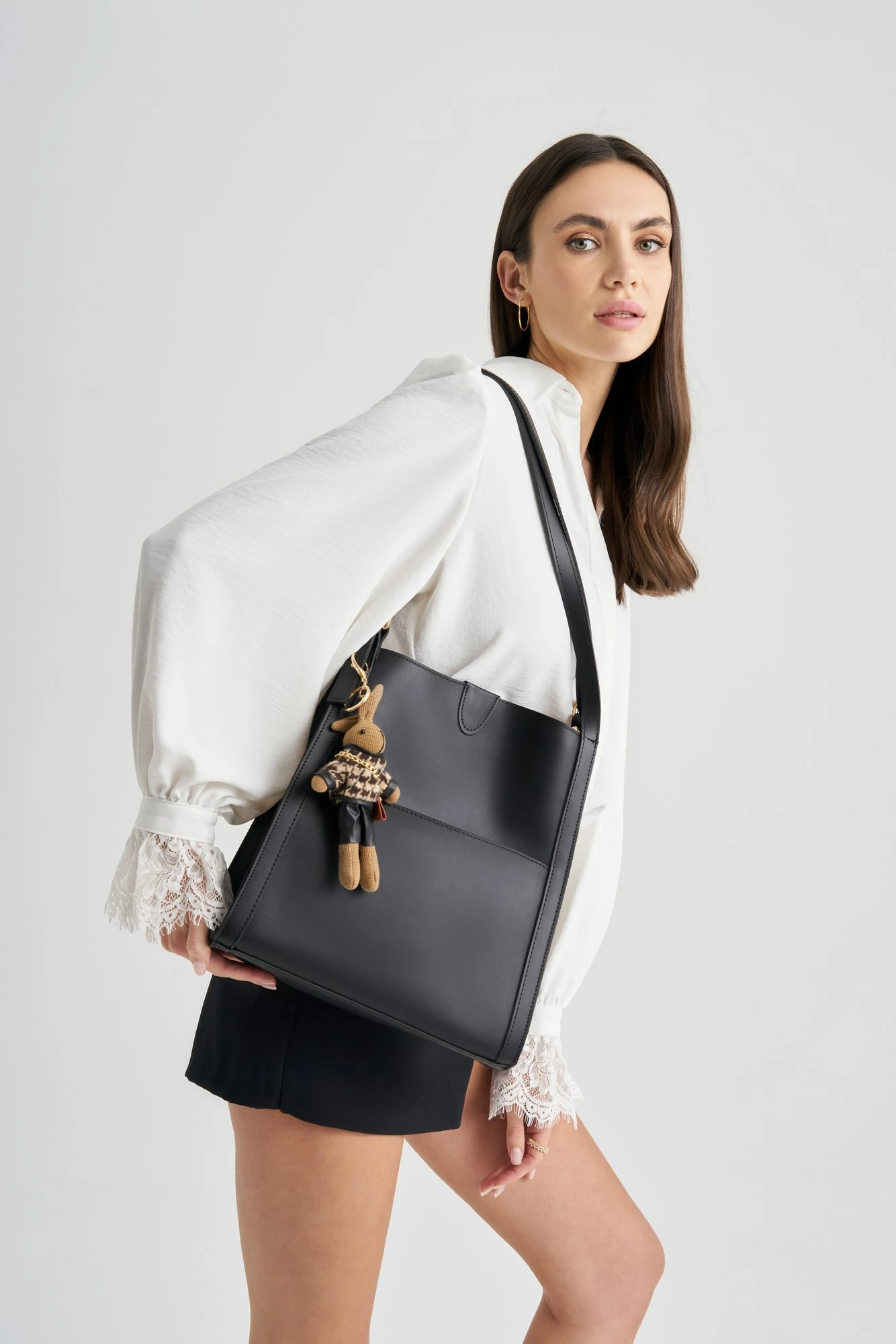 Torba Tote Lucky Bees, 352, e zezë - 10
