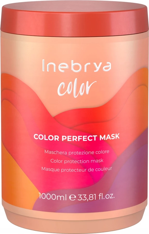 Maskë për flokë të ngjyrosura Inebrya Color Perfect për femra 1000ml