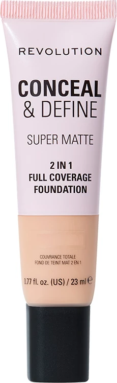 Revolution Conceal & Define Tube Foundation F4C