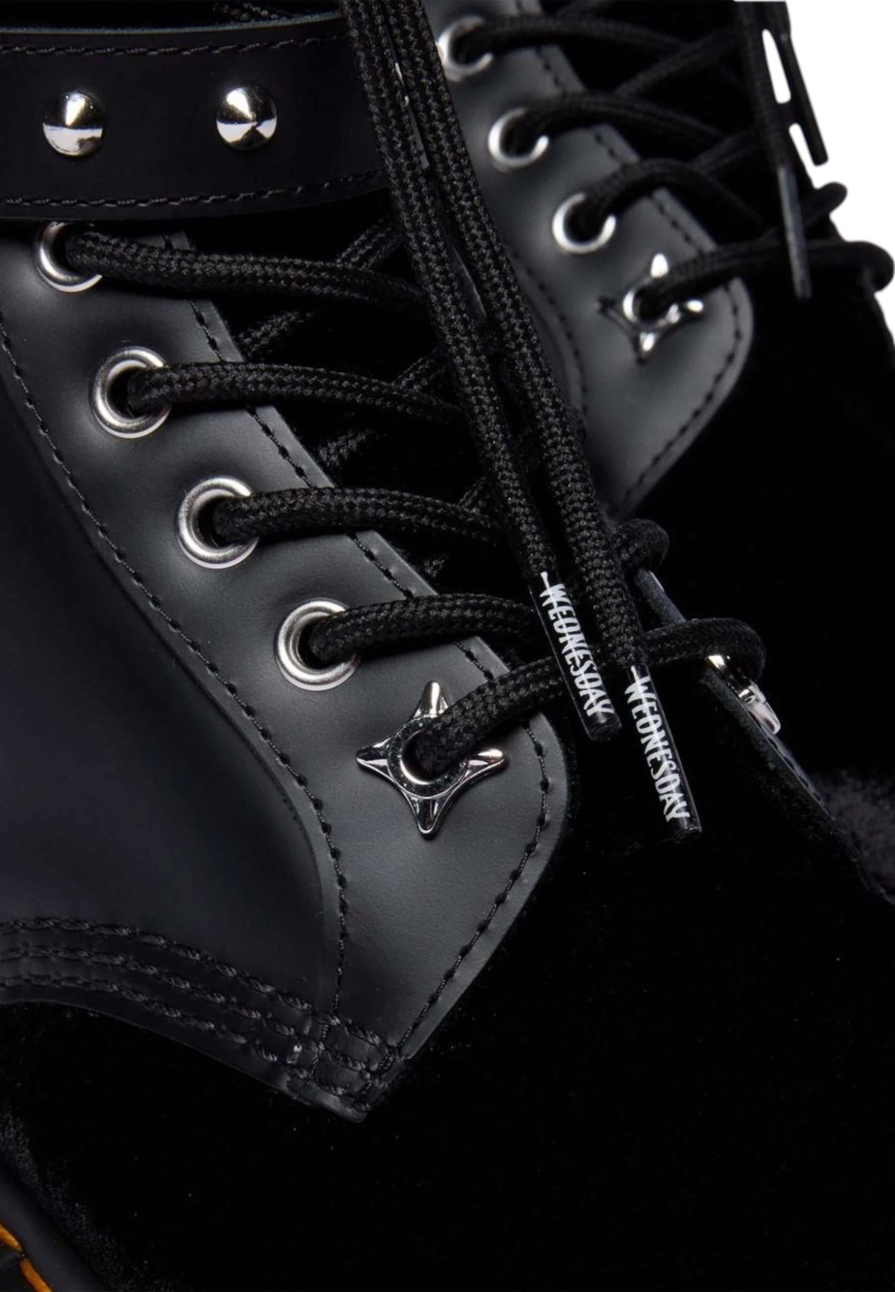 Çizme për femra Dr. Martens 1460 Wdn Smooth+Velvet, të zeza [Madhësia: 39]
