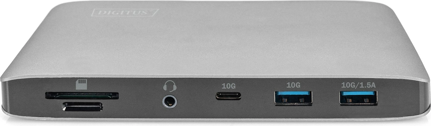 Docking station Digitus Thunderbolt 3, USB Type-C, 8K, gri