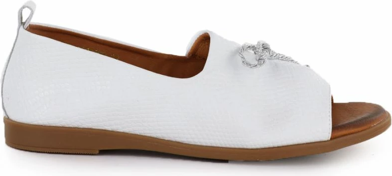Këpucë të hapura për femra Cambell 19388, të bardha