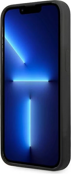 Mbështjellës Karl Lagerfeld për iPhone 13/13 Pro 6.1", silikon, i zi