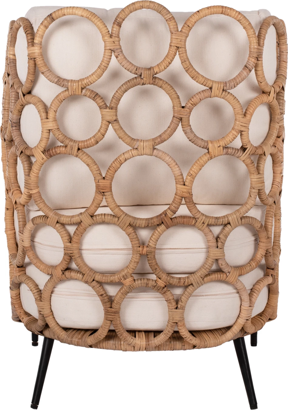 Karrige RINGER FH9341 rattan-metal ngjyrë natyrale 65x69x86H cm