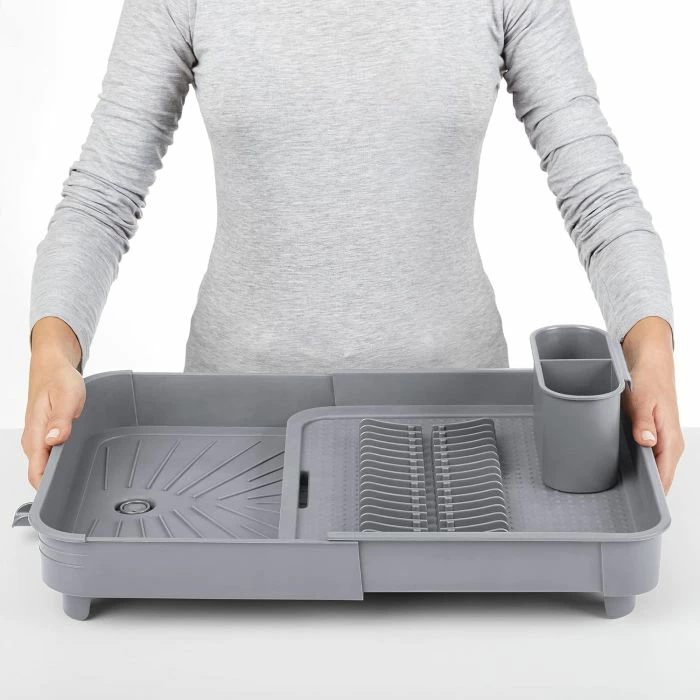 Tharëse enësh e zgjatshme Rayen 2069.01, 36–51 cm, polipropilen, me tabaka takëmesh, gri