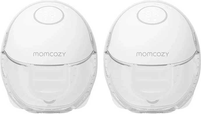 Pompe gjiri dyfishe Momcozy M6, 295 mmHg, 3 modalitete/9 nivele, bateri 1350 mAh, gri, set 2 copë