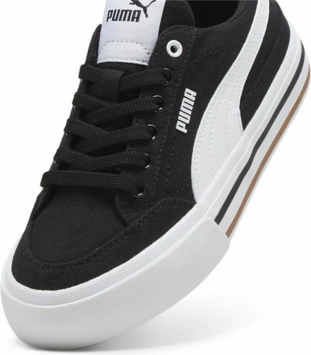 Këpucë për fëmijë Puma, të bardha dhe të zeza