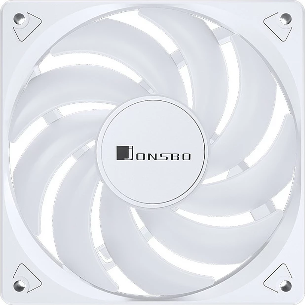Ventilator për kasë Jonsbo SL-120C, 120mm, 3-Pin, RGB, i bardhë