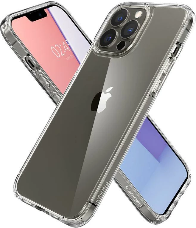 Mbështjellës Spigen Ultra Hybrid për iPhone 13 Pro Max, Transparent