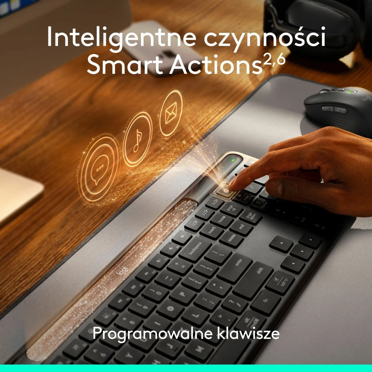 Tastierë Logitech Signature Slim Solar+ grafit