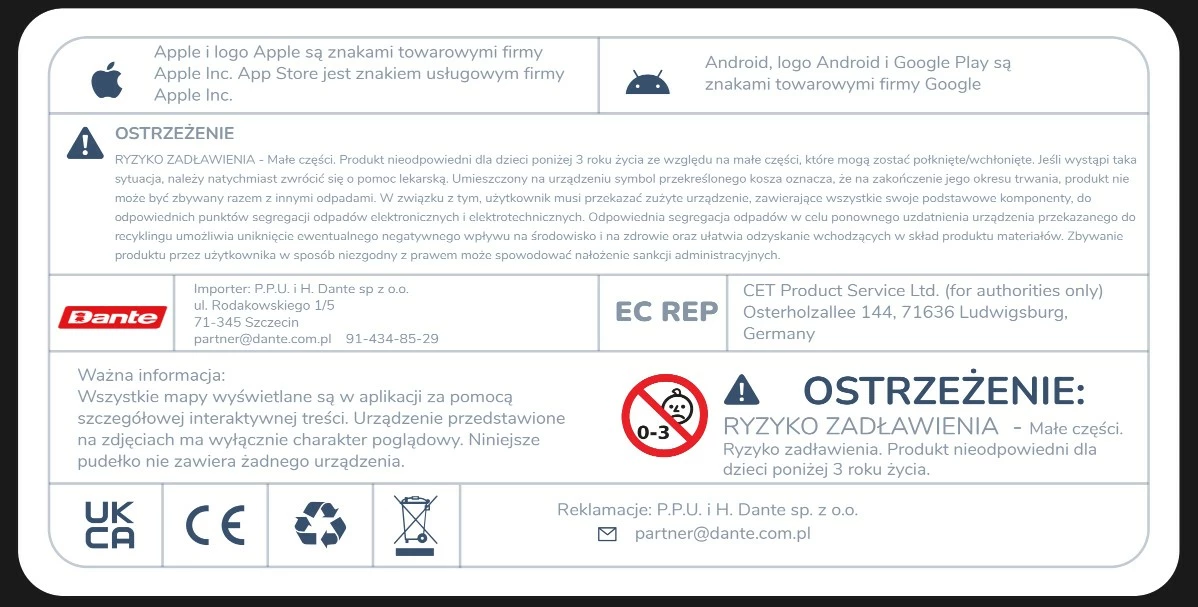 Globus interaktiv edukativ Dante PlayShifu Orboot Explorer, AR me aplikacion, stilolaps UV, bateri të integrume, blu/jeshil