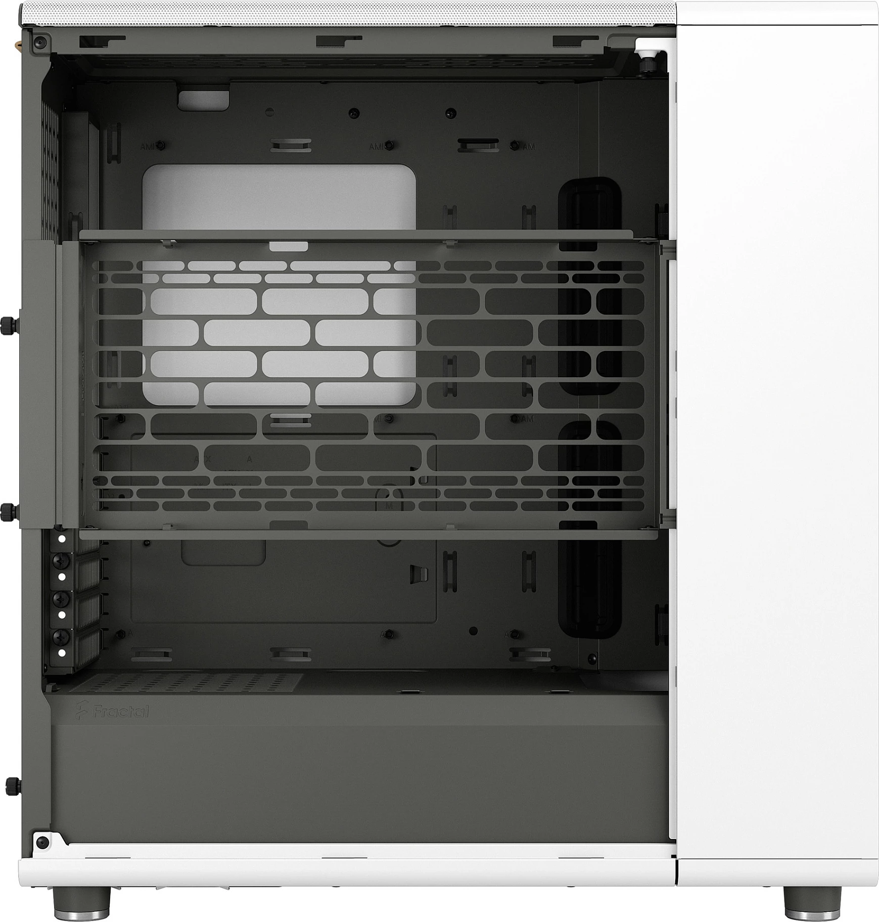 Kasë Fractal Design North, PC, ATX, micro ATX, Mini-ITX, e bardhë