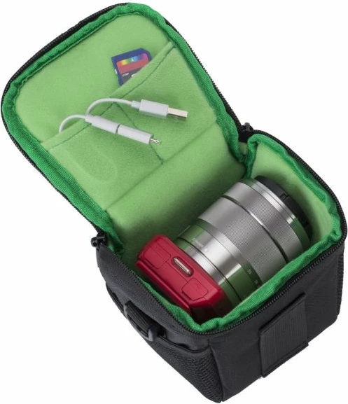 çantë për kamerë digjitale RIVACASE 7412 PS, e zezë