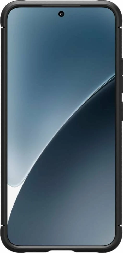 Mbështjellës Spigen Rugged Armor për Xiaomi 15, TPU, MIL-STD 810G-516.6, i zi mat