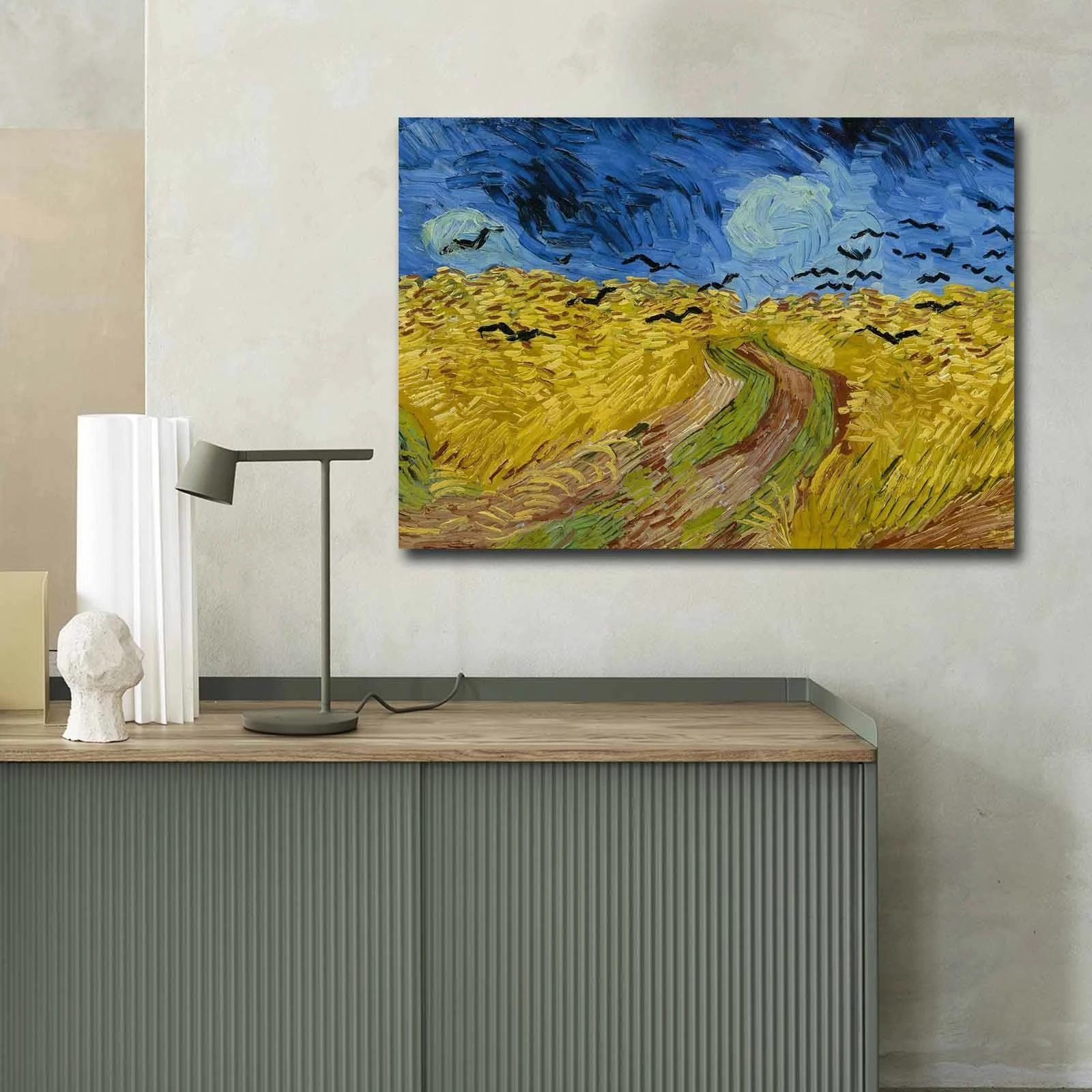 Pikturë dekorative në kanavacë, Van Gogh, shumëngjyrëshe, 70x100cm, kornizë druri