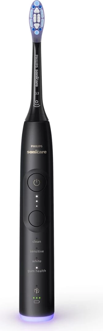 Furçë dhëmbësh elektrike sonike, Philips, Sonicare 7100 HX7421/01, me etui udhëtimi, e zezë