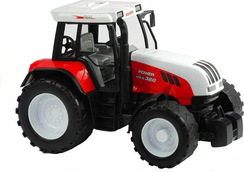 Traktor lodër Lean Sport me rimorkio presë kashte 65 cm, kuqe/jeshile, set