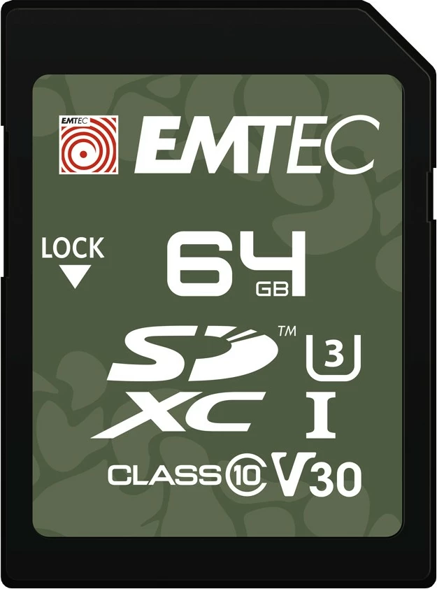 Kartelë memorie EMTEC SDHC 32GB, Class 10, UHS-I, V30, e gjelbër