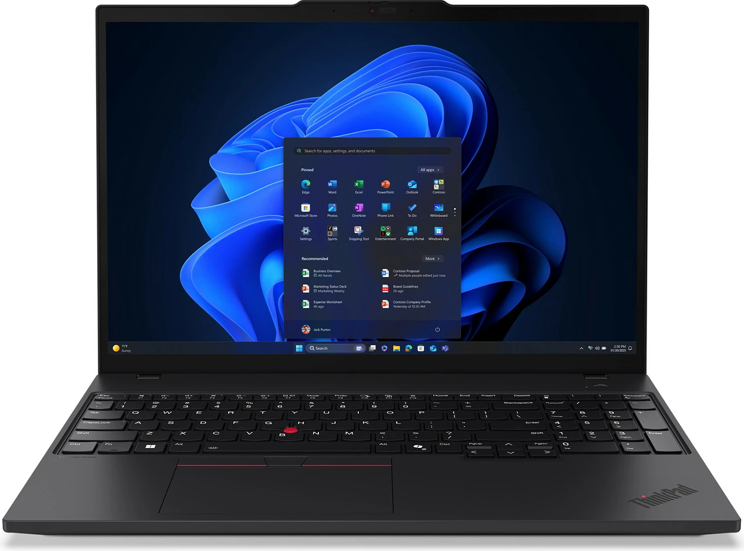 Laptop Lenovo ThinkPad T16 G4, Intel Core Ultra 5 228V, 32GB RAM Memorje, 1TB SSD, 16" WUXGA, Windows 11 Pro, i zi