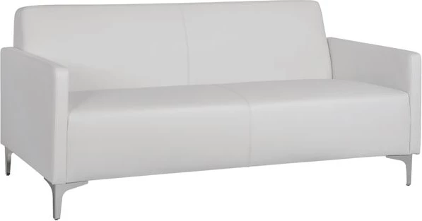 Sofa 3 ulëse Nellie FH3159.32 me PU të bardhë 163x71x71cm