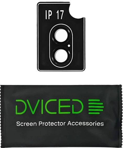 Dviced Tempered Glass Camera Protector for iPhone 17 with Applicator