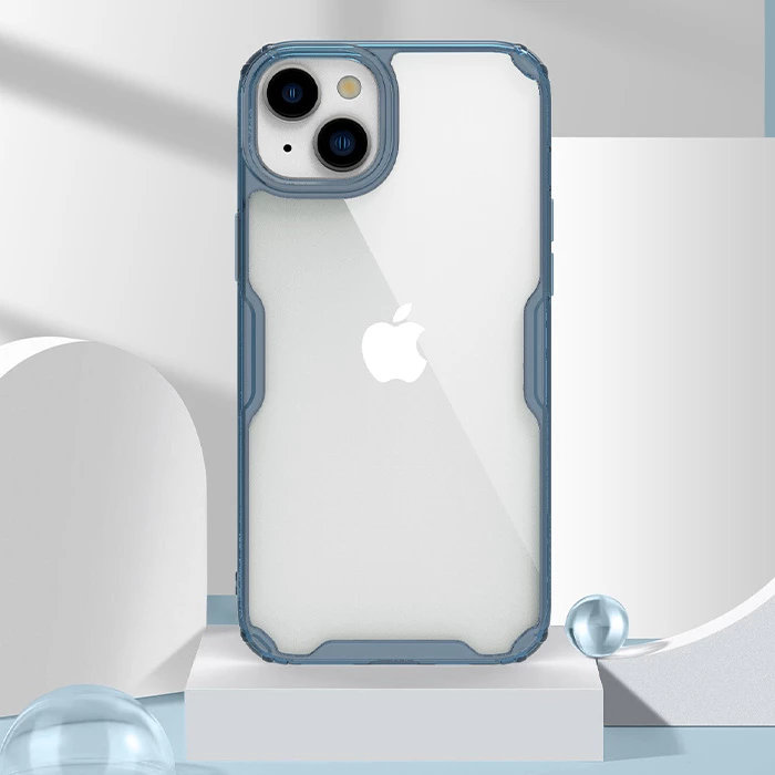 Mbështjellës Nillkin Nature Pro për iPhone 15, Transparent, i bardhë